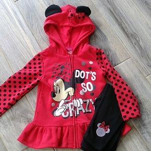 Toddler Girls Mini Mouse Outfit!